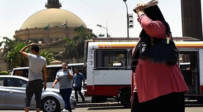 طقس حار في مصر