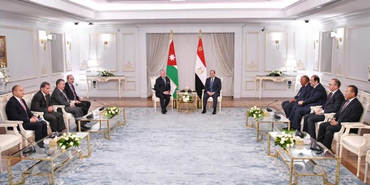 القمة الثلاثية بين مصر والأردن وفلسطين
